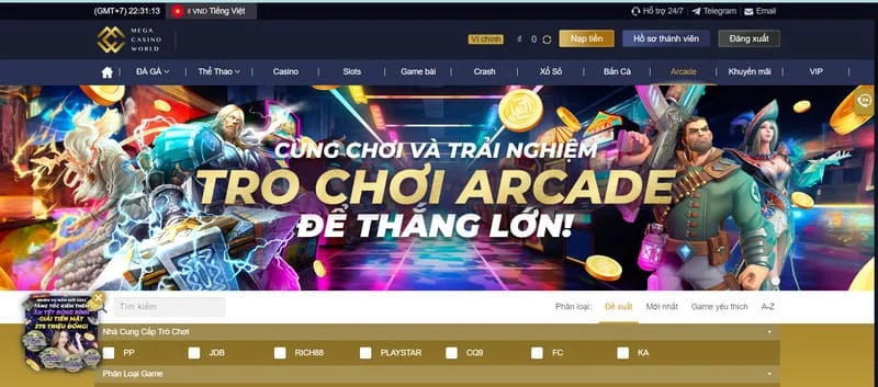 Giới thiệu về sản phẩm giải trí Arcade mcw77